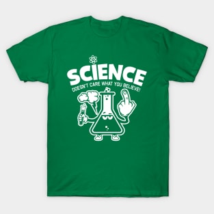 FUNNY "Science Doesn't Care What You Believe" Graphic T-Shirt